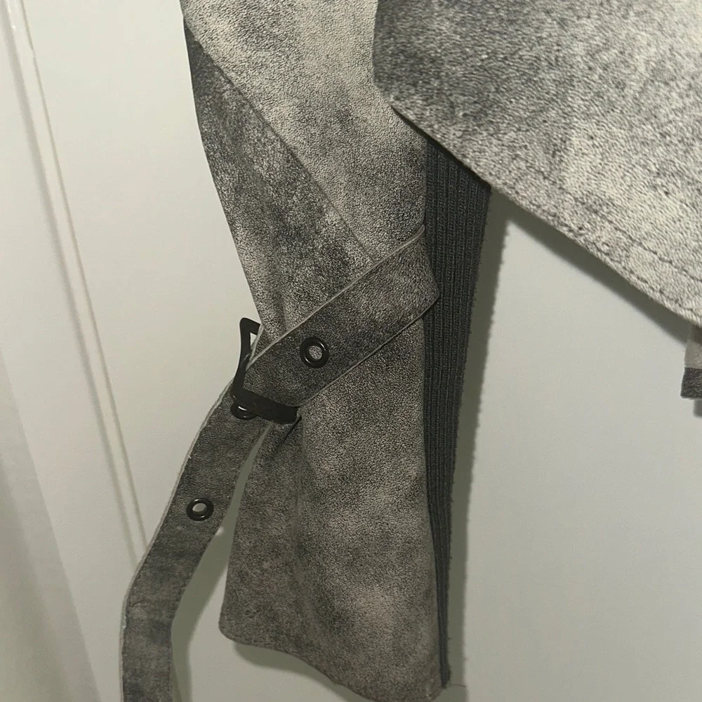 Vintage Kill City Leather Gray Women's Jacket womens‎ XS - Picture 5 of 9